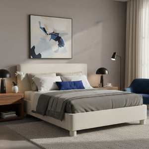   Modern European furniture - Gray Minimalist Bed - www.oroa.com | Oroa.com
