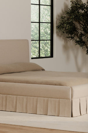   Modern European furniture - Box Pleated Bed - www.oroa.com | Oroa.com