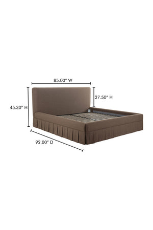   Modern European furniture - Box Pleated Bed - www.oroa.com | Oroa.com