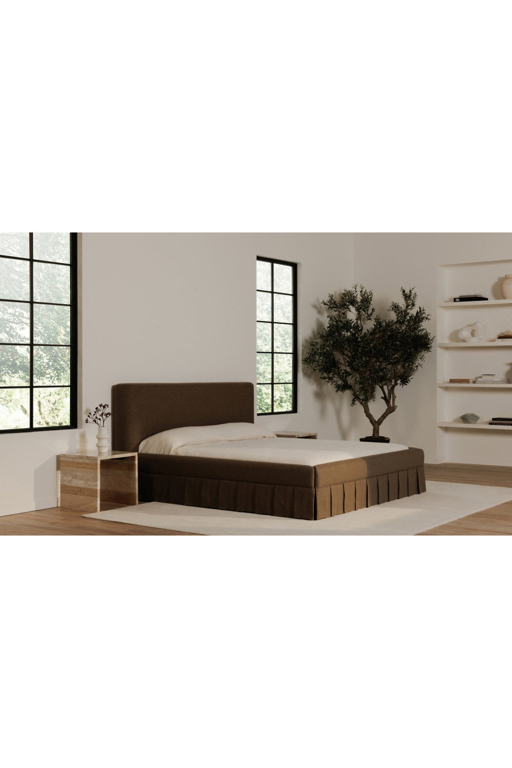   Modern European furniture - Box Pleated Bed - www.oroa.com | Oroa.com