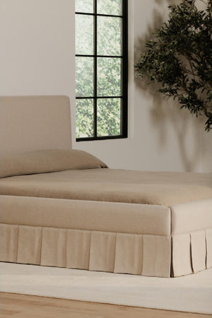   Modern European furniture - Box Pleated Bed - www.oroa.com | Oroa.com