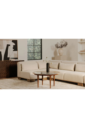   Modern European furniture - Cream Fabric Slipper Chair - www.oroa.com | Oroa.com