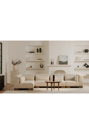   Modern European furniture - Cream Fabric Slipper Chair - www.oroa.com | Oroa.com