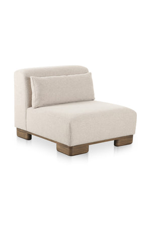   Modern European furniture - Cream Fabric Slipper Chair - www.oroa.com | Oroa.com