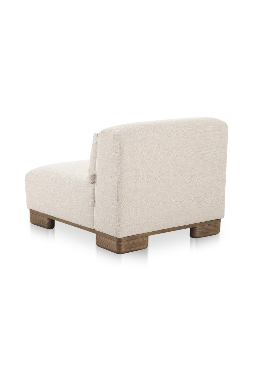   Modern European furniture - Cream Fabric Slipper Chair - www.oroa.com | Oroa.com