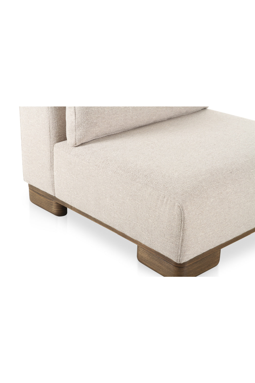   Modern European furniture - Cream Fabric Slipper Chair - www.oroa.com | Oroa.com