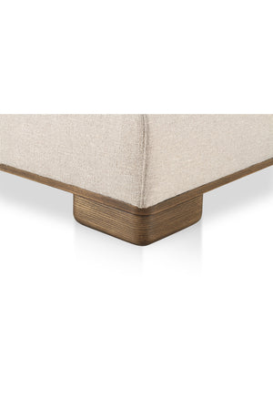   Modern European furniture - Cream Fabric Slipper Chair - www.oroa.com | Oroa.com
