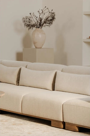   Modern European furniture - Cream Fabric Sofa - www.oroa.com | Oroa.com