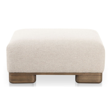   Modern European furniture - Beige Fabric Ottoman - www.oroa.com | Oroa.com