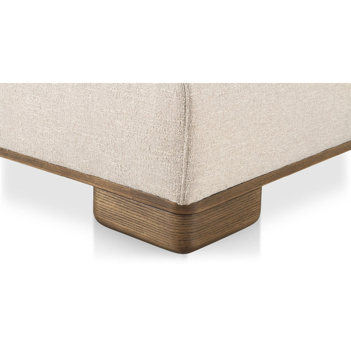   Modern European furniture - Beige Fabric Ottoman - www.oroa.com | Oroa.com