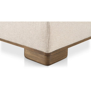   Modern European furniture - Beige Fabric Ottoman - www.oroa.com | Oroa.com