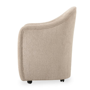   Modern European furniture - Barrel-Inspired Rolling Dining Chair - www.oroa.com | Oroa.com