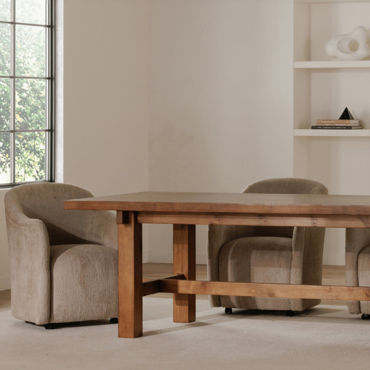   Modern European furniture - Barrel-Inspired Rolling Dining Chair - www.oroa.com | Oroa.com