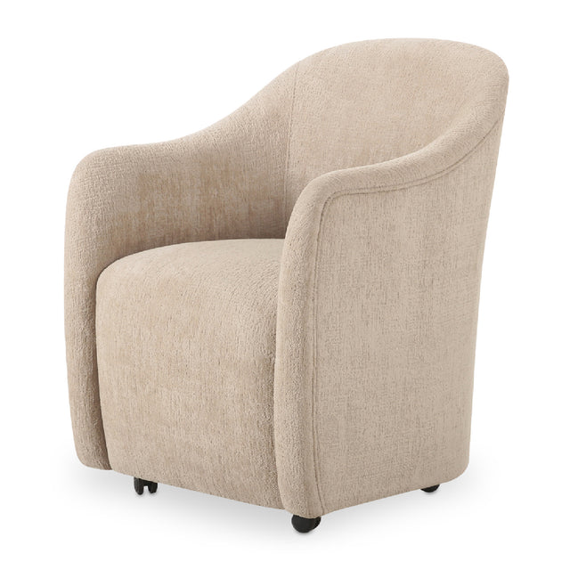 Modern European furniture - Barrel-Inspired Rolling Dining Chair - www.oroa.com