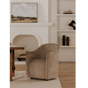   Modern European furniture - Barrel-Inspired Rolling Dining Chair - www.oroa.com | Oroa.com