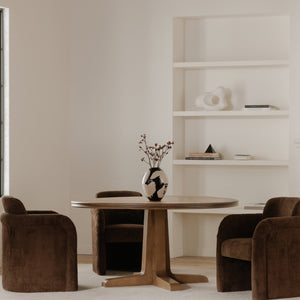   Modern European furniture - Curved Frame Rolling Dining Chair - www.oroa.com | Oroa.com