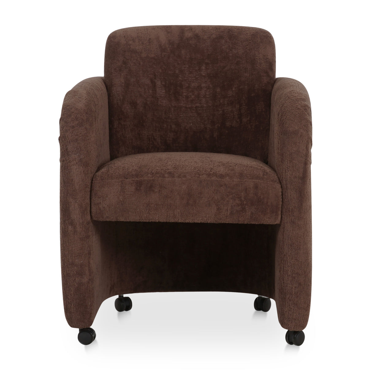   Modern European furniture - Curved Frame Rolling Dining Chair - www.oroa.com | Oroa.com