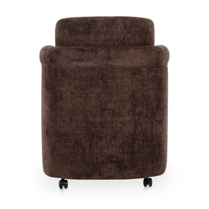   Modern European furniture - Curved Frame Rolling Dining Chair - www.oroa.com | Oroa.com
