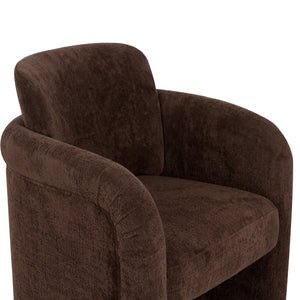   Modern European furniture - Curved Frame Rolling Dining Chair - www.oroa.com | Oroa.com