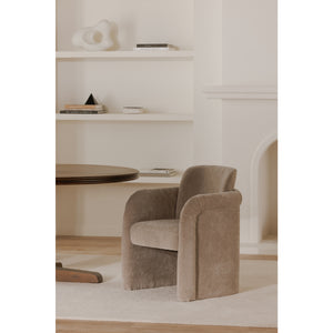   Modern European furniture - Curved Frame Rolling Dining Chair - www.oroa.com | Oroa.com