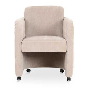   Modern European furniture - Curved Frame Rolling Dining Chair - www.oroa.com | Oroa.com
