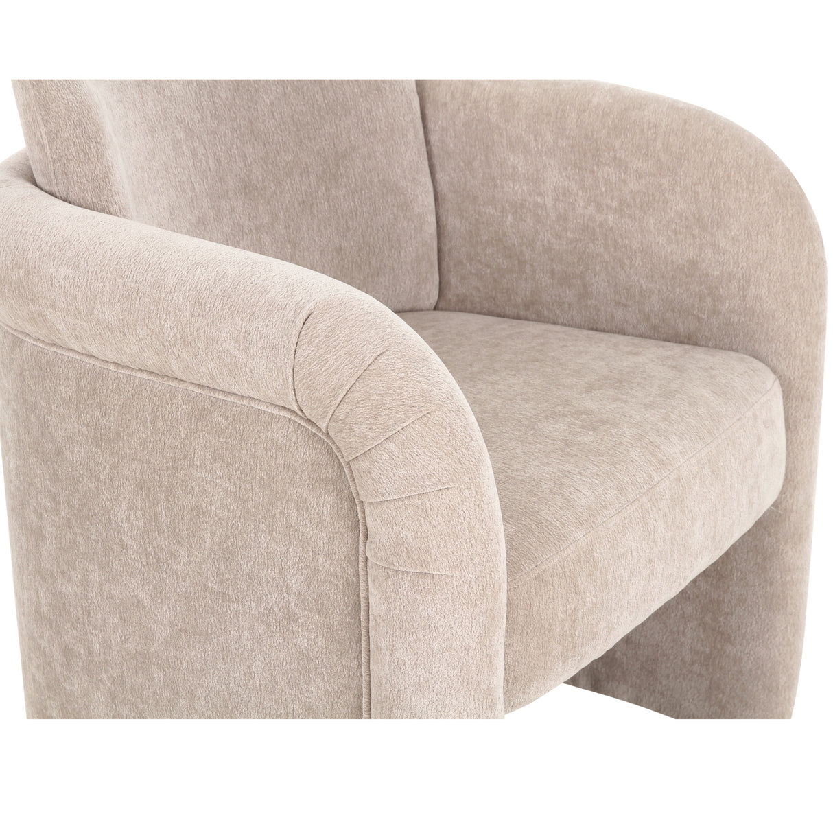   Modern European furniture - Curved Frame Rolling Dining Chair - www.oroa.com | Oroa.com