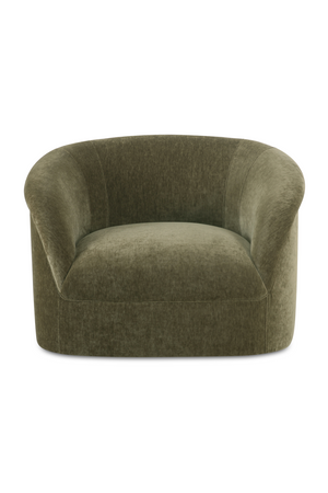   Modern European furniture - Velvet Rolled-Arm Lounge Chair - www.oroa.com | Oroa.com
