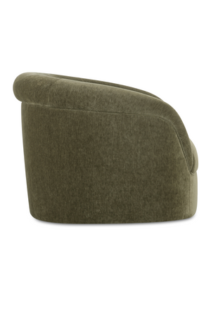   Modern European furniture - Velvet Rolled-Arm Lounge Chair - www.oroa.com | Oroa.com