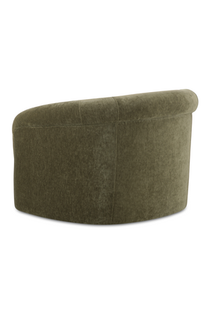   Modern European furniture - Velvet Rolled-Arm Lounge Chair - www.oroa.com | Oroa.com
