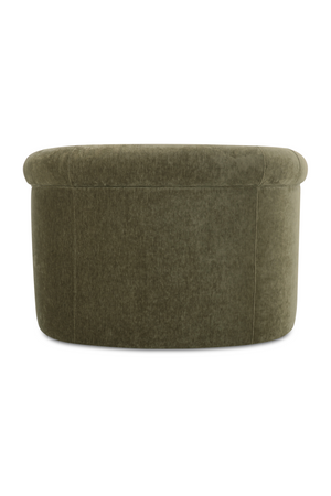   Modern European furniture - Velvet Rolled-Arm Lounge Chair - www.oroa.com | Oroa.com