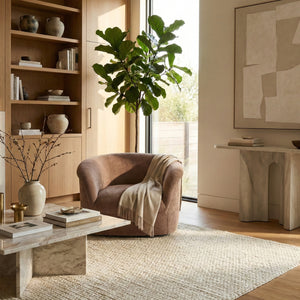   Modern European furniture - Velvet Rolled-Arm Lounge Chair - www.oroa.com | Oroa.com