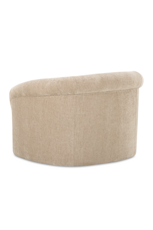   Modern European furniture - Velvet Rolled-Arm Lounge Chair - www.oroa.com | Oroa.com