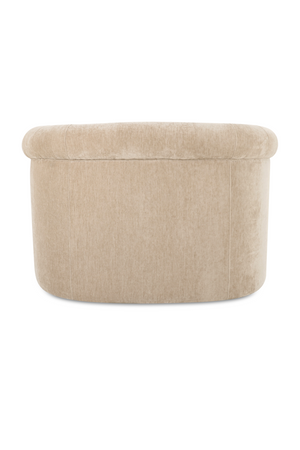   Modern European furniture - Velvet Rolled-Arm Lounge Chair - www.oroa.com | Oroa.com