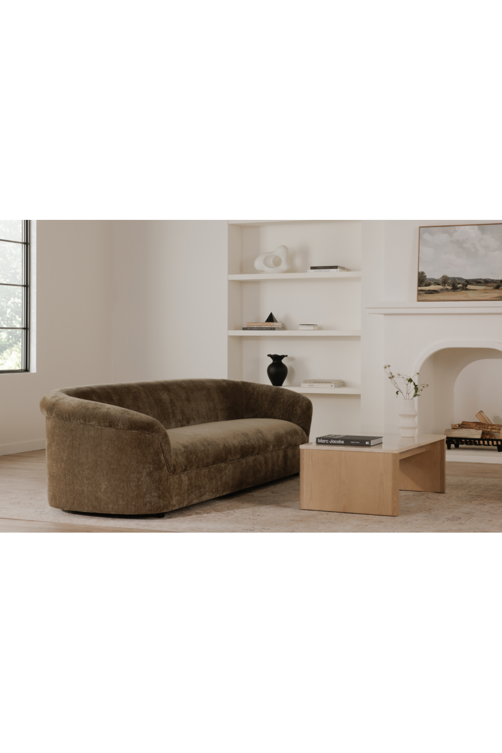   Modern European furniture - Textured Velvet Sofa - www.oroa.com | Oroa.com