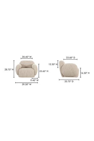   Modern European furniture - Modern Minimalist Lounge Chair - www.oroa.com | Oroa.com