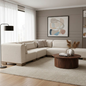   Modern European furniture - Beige Modular Sofa - www.oroa.com | Oroa.com
