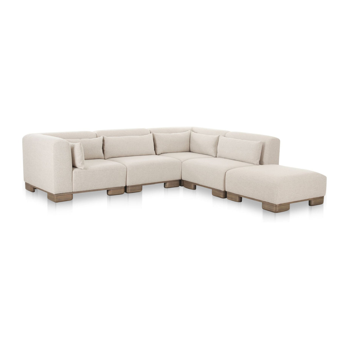   Modern European furniture - Beige Modular Sofa - www.oroa.com | Oroa.com