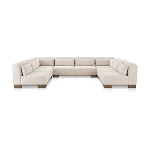   Modern European furniture - Beige U-Shaped Modular Sofa - www.oroa.com | Oroa.com