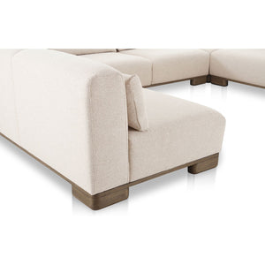   Modern European furniture - Beige U-Shaped Modular Sofa - www.oroa.com | Oroa.com