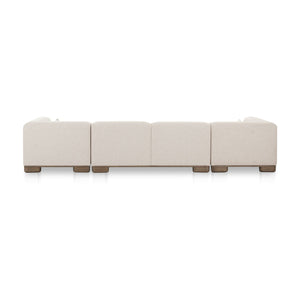   Modern European furniture - Beige U-Shaped Modular Sofa - www.oroa.com | Oroa.com