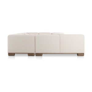   Modern European furniture - Beige U-Shaped Modular Sofa - www.oroa.com | Oroa.com