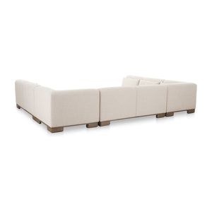   Modern European furniture - Beige U-Shaped Modular Sofa - www.oroa.com | Oroa.com