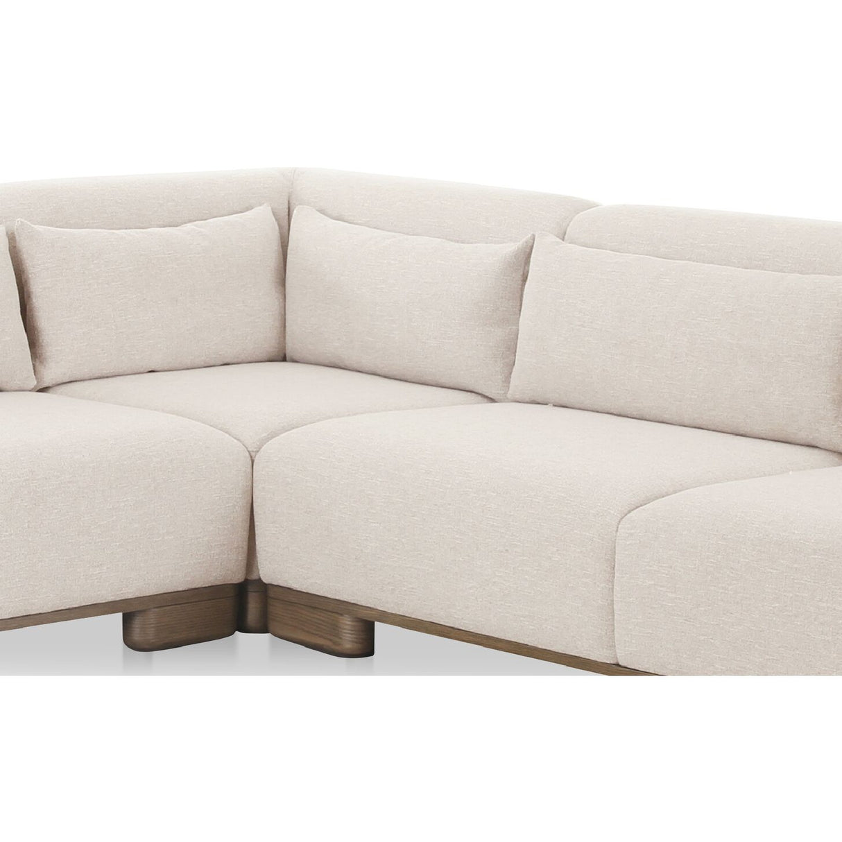   Modern European furniture - Beige Corner Modular Sofa - www.oroa.com | Oroa.com
