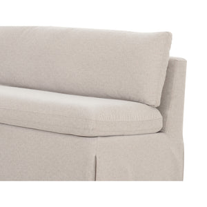   Modern European furniture - Beige Dining Bench Slipcover - www.oroa.com | Oroa.com
