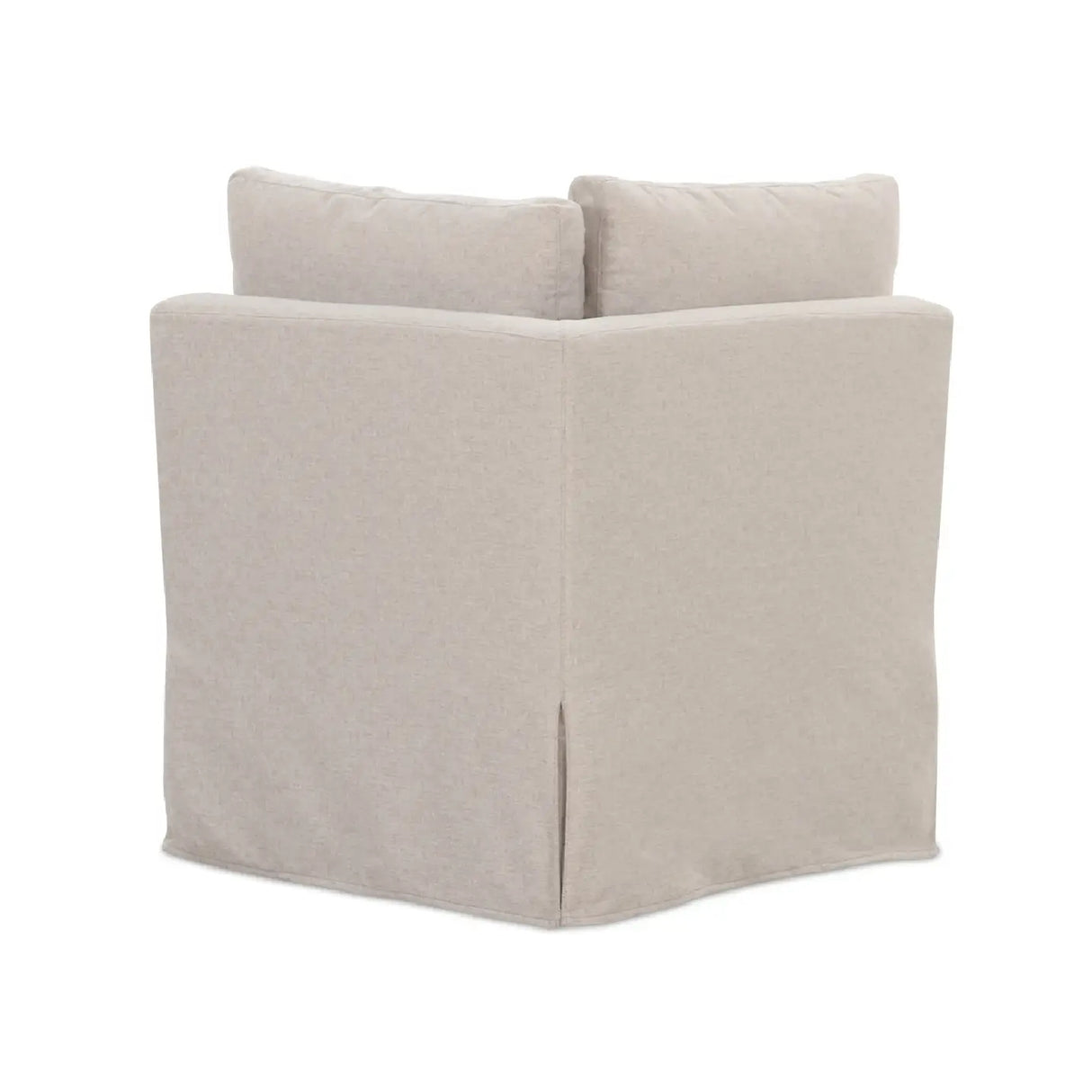   Modern European furniture - Beige Corner Dining Chair Slipcover - www.oroa.com | Oroa.com