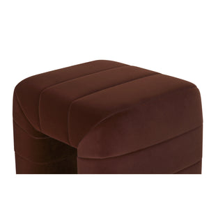   Modern European furniture - Wide Channel Detail Stool - www.oroa.com | Oroa.com