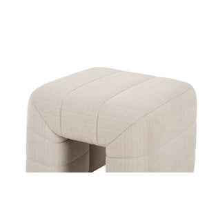   Modern European furniture - Wide Channel Detail Stool - www.oroa.com | Oroa.com