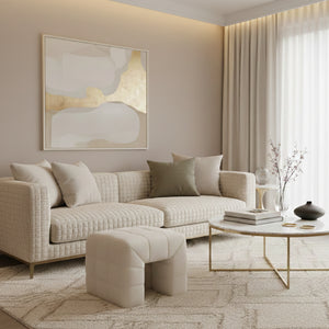   Modern European furniture - Wide Channel Detail Stool - www.oroa.com | Oroa.com
