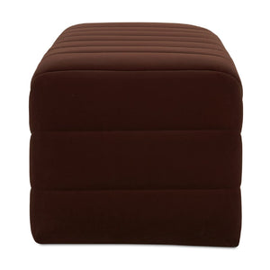   Modern European furniture - Brown Upholstered Bench - www.oroa.com | Oroa.com