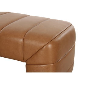   Modern European furniture - Brown Upholstered Bench - www.oroa.com | Oroa.com